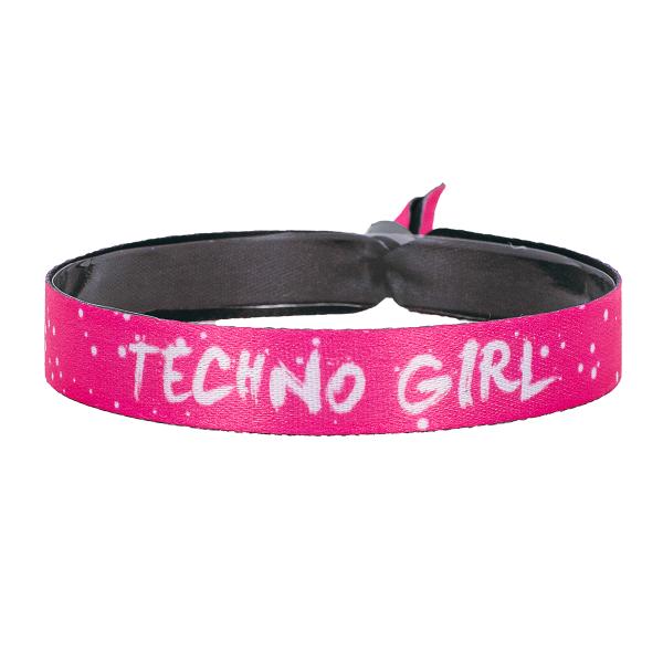 Techno - Stoffband - Girl