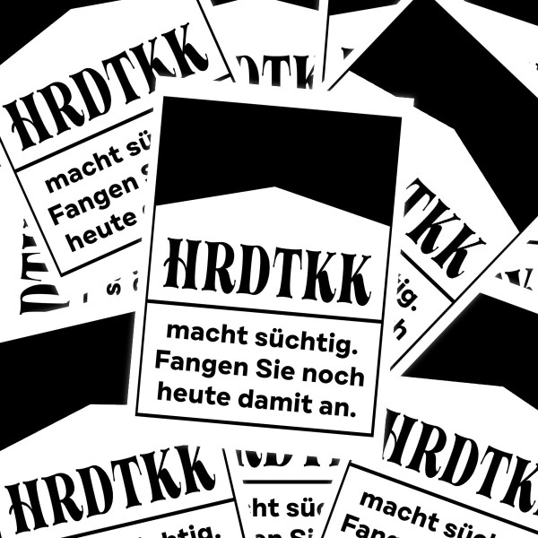 HRDTKK - Sticker Pack - süchtig