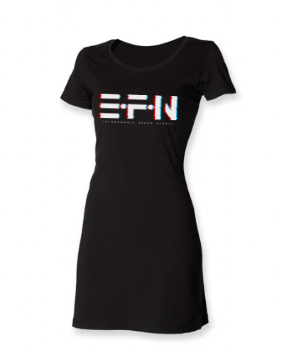 EFN - Women´s T-Shirt Dress - Glitch