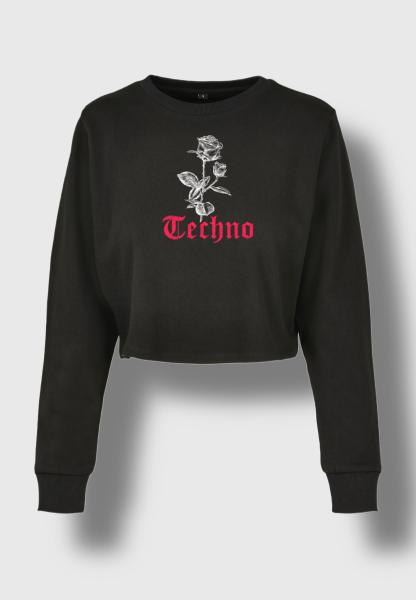 Techno Rose - Cropped Sweater