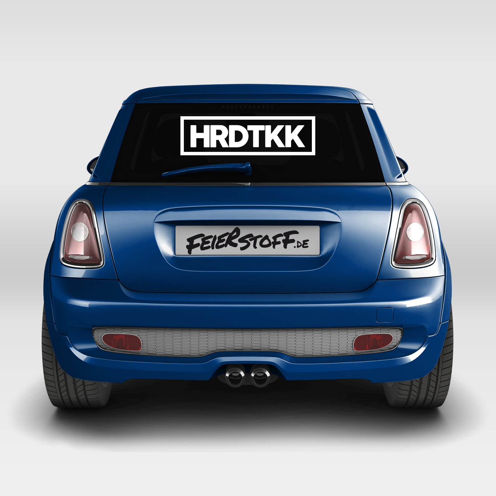 HRDTKK - Autoaufkleber, HRDTKK, Merchandise