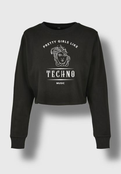 Techno - Cropped Sweater - Pretty