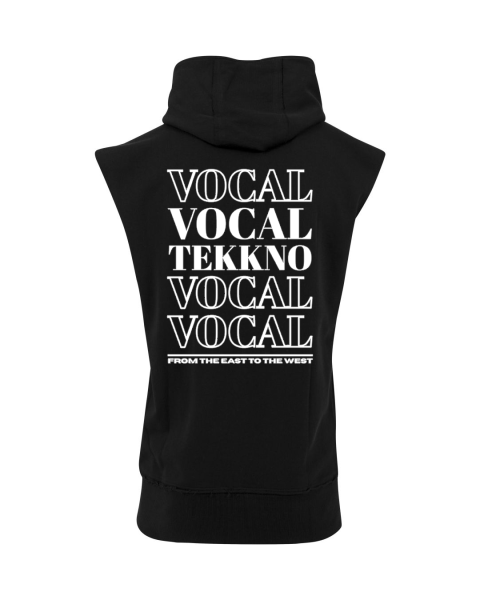 VOCAL TEKKNO - Sleeveless Hoodie - From The East To The West
