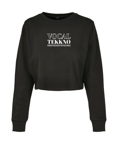 VOCAL TEKKNO - Cropped Sweater - From The East To The West
