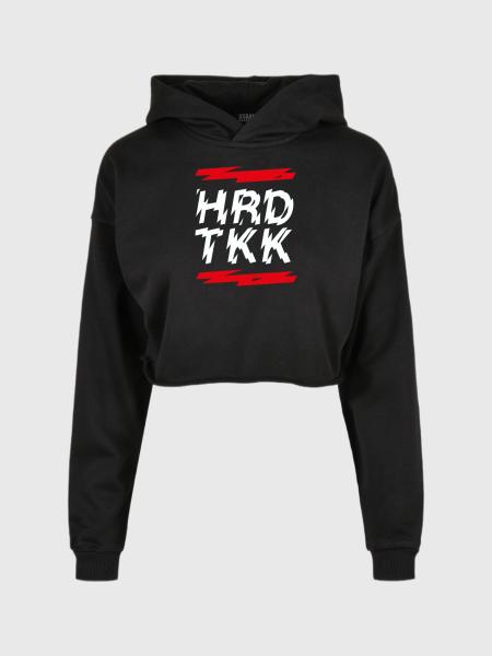 HRDTKK CRACKED - Oversized Cropped Hoodie